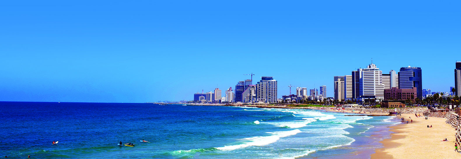 La spiaggia di Tel Aviv
